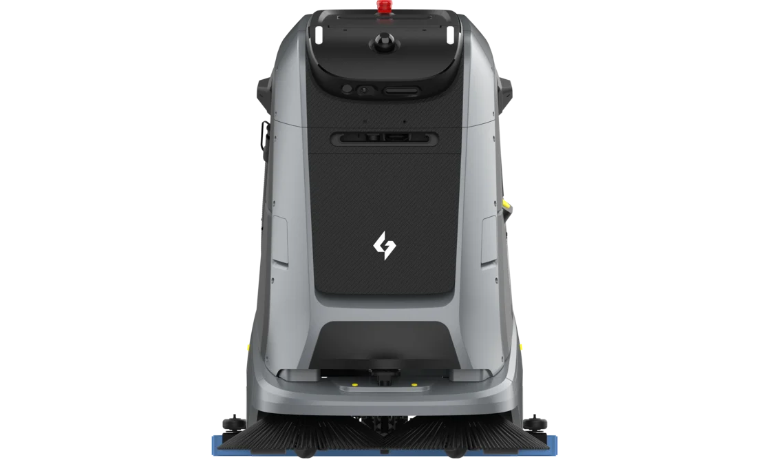 Large-format scrubber
